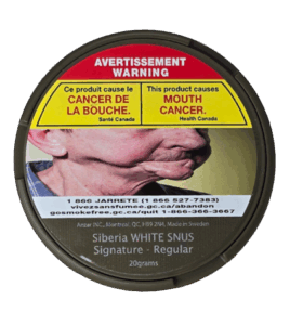 Siberia WHITE SNUS Signature 0.5 g - Regular - 20g