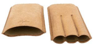 CIGAR CASE BROWN 3 FINGER  Robusto