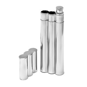 Chrome Flask/Double Tube Combo
