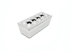 RECTANGLER SMALL GRID ASHSTRAY