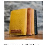 Passport  Holder Genuine Leather   Made in Nicaragua