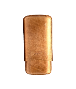 CIGAR CASE  3 FINGER BROWN  TORO