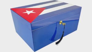 Cuban Flag Humidor