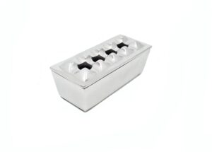 RECTANGLER SMALL GRID ASHSTRAY